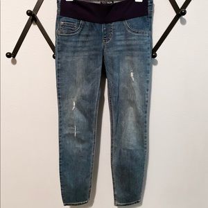 Maternity front panel skinny jeans size xs